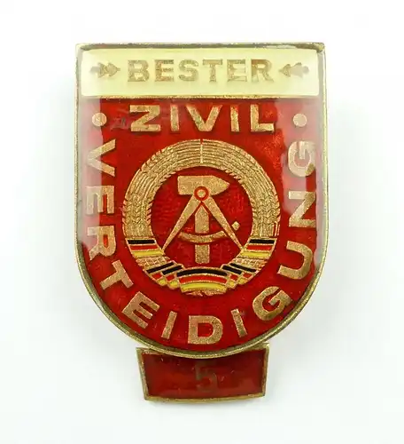 e10484 Bestenabzeichen der Zivilverteidigung DDR mit Wiederholungsanhänger 5