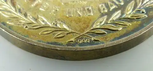 Verdienstmedaille der NVA in 900 Silber vgl Band I Nr. 146 f Punze 10, Orden1225