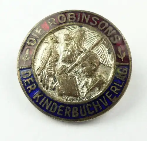 e10472 DDR Pin Anstecknadel Abzeichen Kinderbuchverlag Die Robinsons