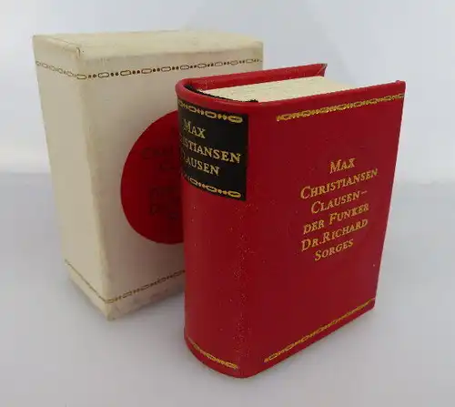 Minibuch: Max Chrisiansen Clausen Der Funker Dr. Richard Sorges bu0250