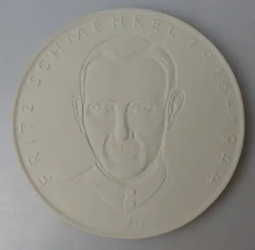 große Meissen Medaille im Etui: Fritz Schmenkel 1916-1944, MfS, un032
