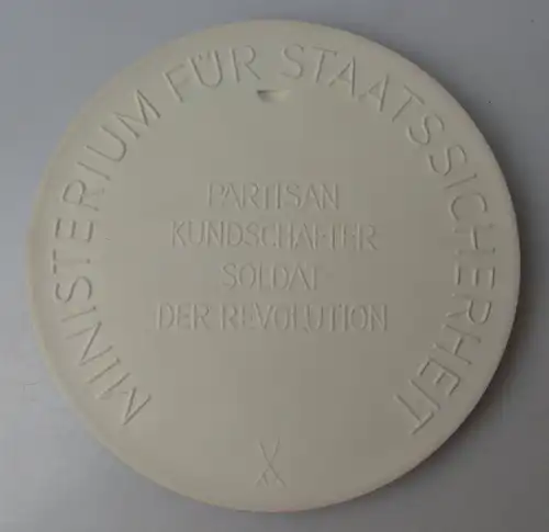 große Meissen Medaille im Etui: Fritz Schmenkel 1916-1944, MfS, un032