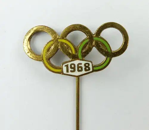 e10532 DDR Olympia Leistungsabzeichen Stufe II goldfarben 1968 Anstecknadel