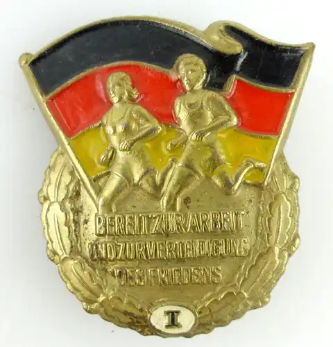 e1812 DDR Abzeichen für Erwachsene Stufe I vgl. Band VI Nr. 1928 c