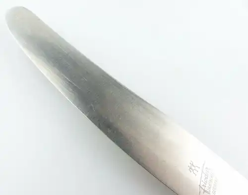 #e5084 1 original altes Messer mit Augsburger Faden & Monogramm Griff aus Silber