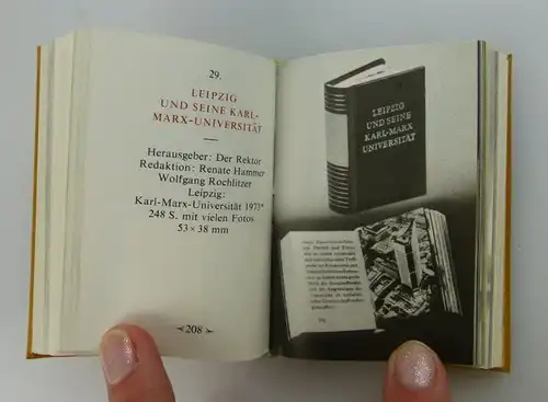 Minibuch: Kleinod der Buchkunst VEB Fachbuchverlag Leipzig 154