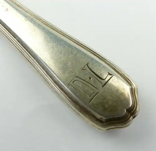 e10604 Vorleger Vorlegemesser mit Griff aus 800 Silber und Monogramm DL