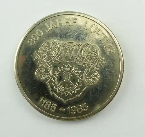 e10589 Medaille 800 Jahre Lüpitz 1985 Deutsche Demokratische Republik