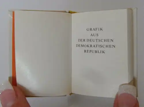 Minibuch: Grafik aus der DDR bu0033