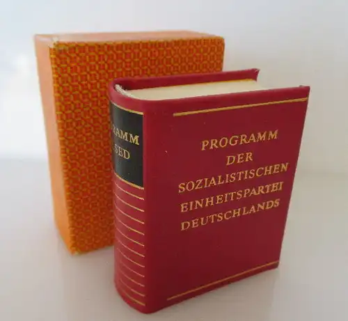 Minibuch Programm der sozialistischen Einheitspartei Deutschlands bu0152
