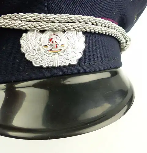 e10638 Original DDR Schirmmütze der Feuerwehr Größe 55