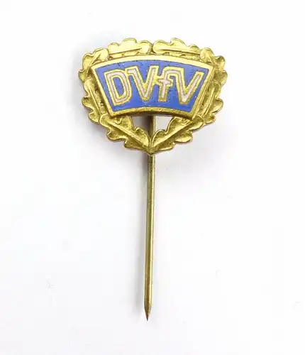 #e6214 DDR Anstecknadel DVfV Ehrennadel in Gold aus Bronze