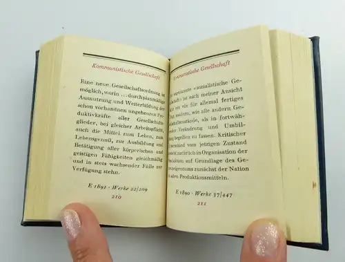 Minibuch: Marx Engels Worte Dietz Verlag Berlin Jutta Nesler e039