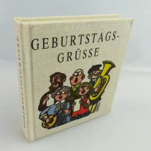 Minibuch: Geburtstagsgrüße Verlag Junge Welt Berlin DDR e288