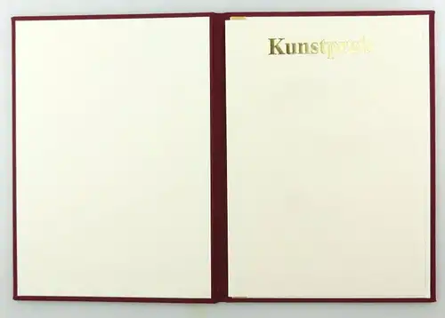 E9118 Nachlass Schriftsteller DDR Kunstpreis des FDGB silberfarben mit Urkunde