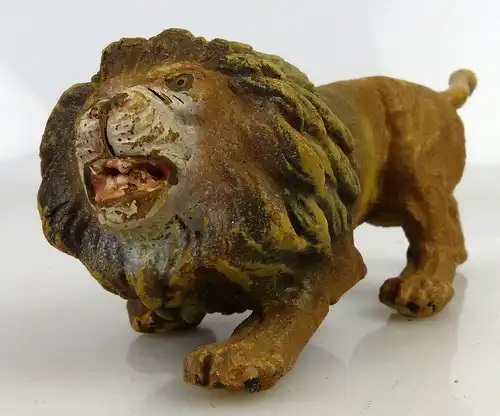 altes Masse Lineol Tier: Löwe mit schönen Ausdruck im Gesicht
