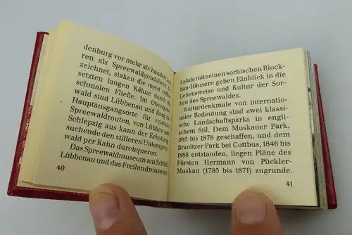 Minibuch Bezirk Cottbus Verlag Zeit im Bild Dresden bu0376
