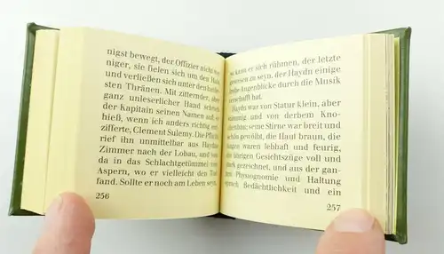 e10702 Minibuch Biographische Notizen über Joseph Haydn nach der Ausgabe 1810