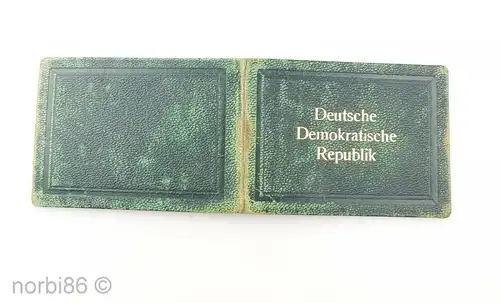 e10653 Heinrich Greif Preis mit Etui und Ausweis DDR 1955 Nummer 28 a