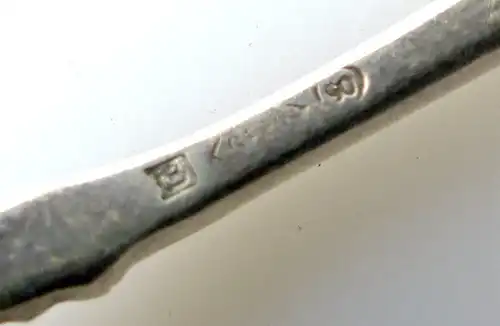 #e3293 Versilberter Andenkenlöffel / Sammlerlöffel Mei 1940 90er Silberauflage