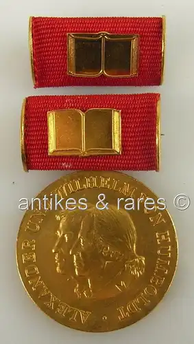 Humboldt Medaille in Gold, vgl. DDR Spezialkatalog Band I Nr. 268a