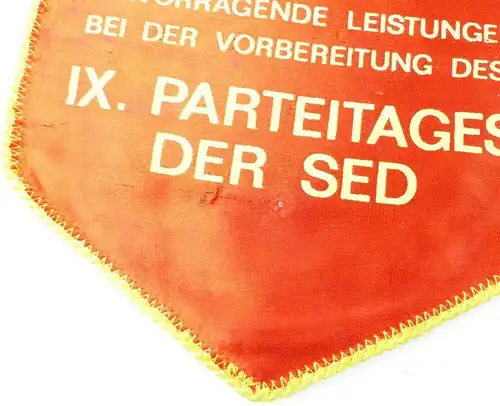 E10825 4 alte Wimpel 30 Jahre GST Parteitag SED FDJ ASK Vorwärts Potsdam DDR