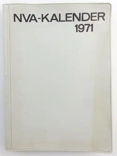 #e5913 Original Taschenkalender der Nationalen Volksarmee NVA Militärverlag 1971