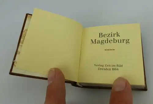 Minibuch Bezirk Magdeburg Verlag Zeit im Bild Dresden 1984 DDR bu0374