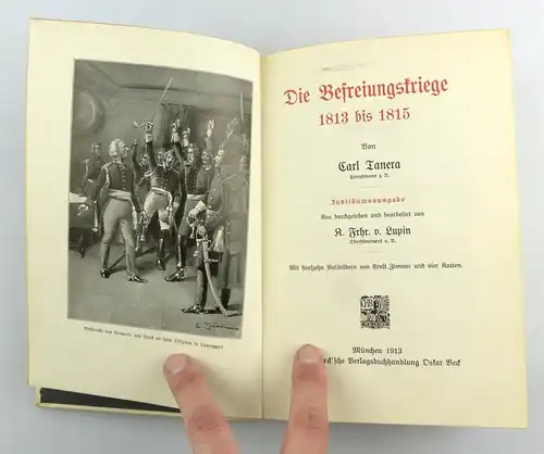 e6127 Buch: Carl Tanera Die Befreiungskriege 1813 1814 1815 Jubiläumsausgabe