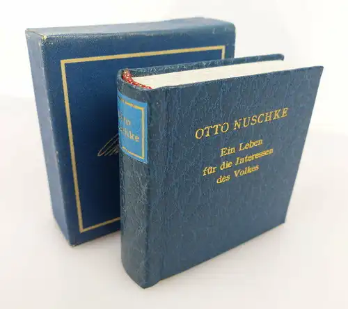 Minibuch Otto Nuschke Ein Leben für die Interessen des Volkes bu0847