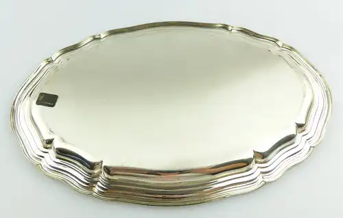 #e3527 Tablett mit Sahnekännchen und Zuckerdose aus 925er Silber Meistersilber
