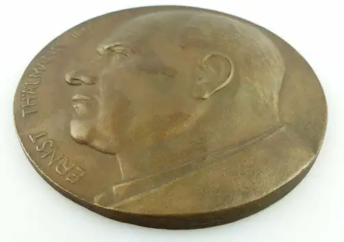 Große alte Bronze Medaille: Ernst Thälmann 1886-1944 e1323