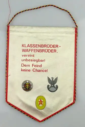 Wimpel: Hauptstoss '82 Klassenbrüder Waffenbrüder unbesiegbar Dem Fei, Orden1864