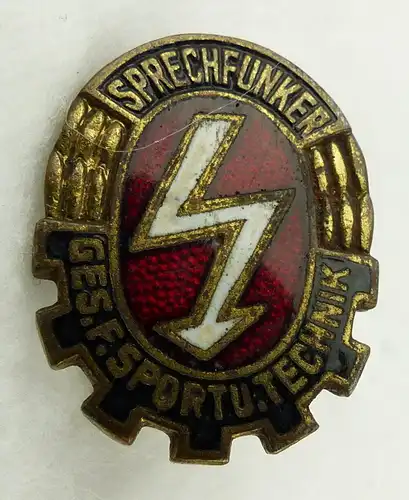 GST681 Sprechfunker Abzeichen, emailliert 1956-1958 vgl. Band VII Nr. 681