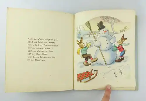 #e7575 Original altes Kinderbuch 1932 erschienen, Der Häslein Zeitvertreib