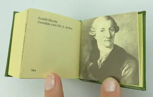 Minibuch: Biographische Notizen über Joseph Haydn nach Ausgabe Leipzig 1810 e227