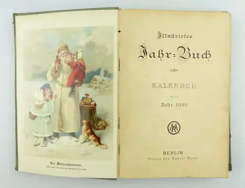 Buch: Illustriertes Jahrbuch Kalender für das Jahr 1898 Berlin e962