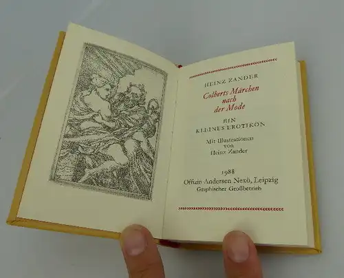 Minibuch Colberts Märchen nach der Mode ein kleines Erotikon bu0407
