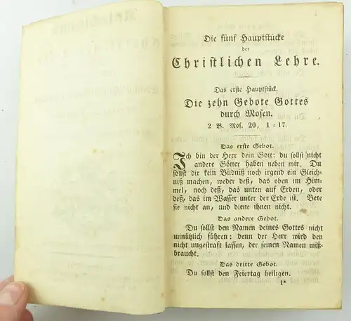 #e8441 Buch: Katechismus der christlichen Lehre Königreich Hannover 1844