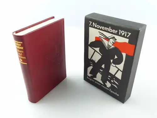 #e5877 Minibuch: Roter Oktober, Plakate und Grafike,Verlag für Agitation Berlin