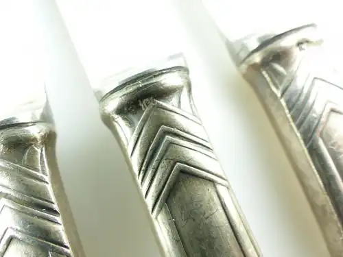 E10920 19 teiliges Art Deco Essbesteck 100er Silberauflage Neoveda 100