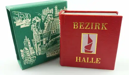 Minibuch : Bezirk Halle , Verlag Zeit im Bild Dresden 1979 /r621