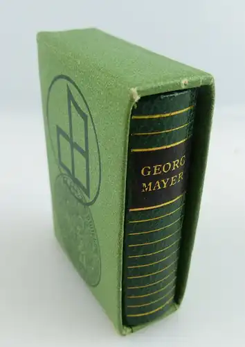 Minibuch: Erinnerungen an Georg Mayer !nummeriertes Buch! " 302 " e159
