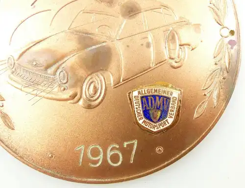 e11119 Alte DDR Medaille Nebel Rallye MC Grünau 1967 ADMV Motorsport Verband