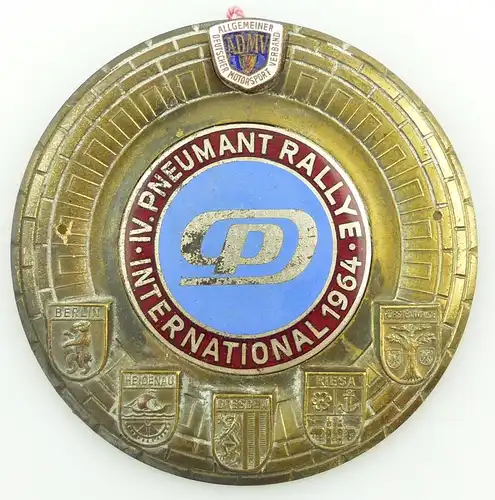 e11104 Alte DDR Medaille IV. Pneumant Rallye International 1964 ADMV