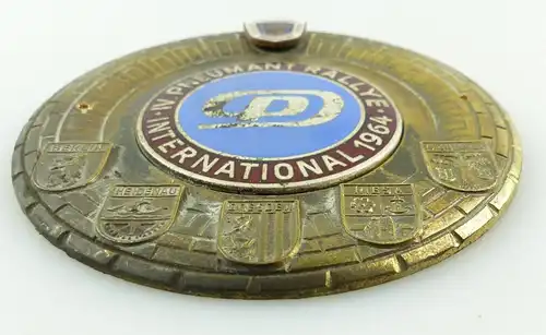 e11104 Alte DDR Medaille IV. Pneumant Rallye International 1964 ADMV