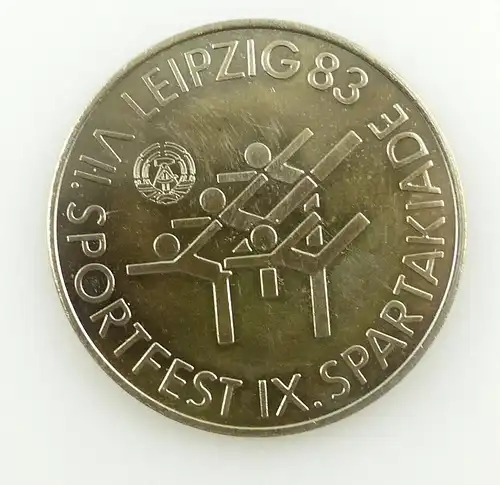 e11146 Original alte DDR Medaille DTSB VII. Sportfest IX. Spartakiade Leipzig 83