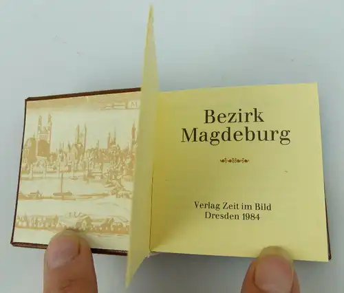 Minibuch Bezirk Magdeburg Verlag Zeit im Bild Dresden 1984 bu0783