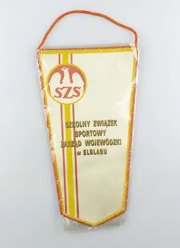 #e6397 Wimpel aus Polen Szkolny Zwiazek Sportowy Zarzad Wojewodzki w Elblagu