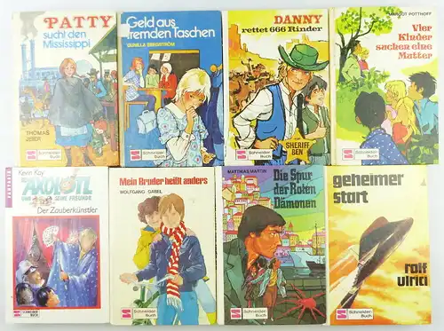 8 Kinderbücher /Jugendbücher: Die Spur der roten Dämonen... e985